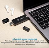 NPO DK01 USB-A/Type-C 1000/900Mb/s 512GB 22x42 M.2 NVMe Taşınabilir Harici SSD