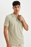 DeFacto %100 Pamuk New Regular Fit Polo Yaka Kısa Kollu Pike Basic Düz Tişört D4610AX24SMKH478