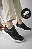 Muggo PODGO Garantili Unisex Ortopedik Bağcıksız Nefes Alabilen Hafif Yürüyüş Sneaker Spor Ayakkabı