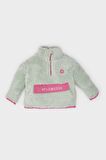 DeFacto Kız Bebek Dik Yaka Fermuarlı Welsoft Pelüş Sweatshirt D4993A524WNGN1123