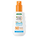 Garnier Ambre Solaire Sensitive Advanced Çocuk Hipoalerjenik Güneş Koruyucu Sprey Spf50+ 150Ml