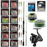 YekOutdoor Okuma LRF Olta Seti Okuma Wave Power 228 cm 2-12 gr Lrf Kamışı&Okuma Acuador ACU-1000A 3+1BB Olta Makinesi