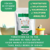 Organik Muhallebi Karışımı Tahıl Bazlı Bebek Ek Gıdası B1 VİTAMİNLİ 250gr