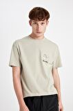 DeFacto %100 Pamuk Rick and Morty Regular Fit Bisiklet Yaka Kısa Kollu Tişört C6512AX24AUKH475