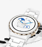 Gt3 Elite Elegance Smart Watch Unisex Akıllı Saat ( Deri ve Seramik ] Kordon Hediyeli