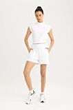 DeFactoFit Oversize Geniş Kalıp Sporcu Şort B8975AX24SMWT80