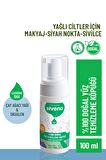 Siveno %100 Doğal Yüz Temizleme Köpüğü Yağlı Ciltler İçin Makyaj Siyah Nokta Sivilce Vegan 100 ml