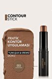 Flormar Yumuşak Dokulu Stik Kontür (KOYU TON) - Stick Contour - 003 Medıum Deep - 8690604554874