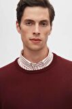 Ds Damat Regular Fit Bordo Pamuk Karışımlı Triko Kazak 5HF06ORT12004 5HF06ORT12004