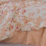 Hobby Çift Kişilik Poplin Nevresim Lily Somon