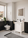 VitrA Origin Classic A4288436 Çift Kumandalı Lavabo Bataryası, Mat Siyah