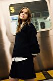 Oversize Fit V Yaka Triko Kazak
