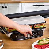 Karaca Gastro Grill Pro 2400W Izgara ve Tost Makinesi Mulberry