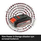 Orijinal Einhell 18 V 2.5 Ah PXC Başlangıç Kiti (Akü & Şarj Cihazı, 18 V, Maks. Güç 720 W, Tüm PXC cihazları için evrensel kullanım,akü yönetim sistemi ile süreç takibi, 3-kademeli LED gösterge)