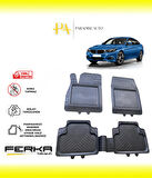 Bmw 3 Serisi Gran Tourismo F34 2016-2020 Uyarlanabilir Universal Havuzlu Paspas