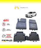 Skoda Octavia 2 2008-2013 Uyarlanabilir Universal Havuzlu Paspas