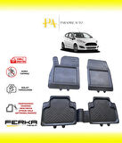 Ford Fiesta Makyajlı MK7 2015-2017 Uyarlanabilir Universal Havuzlu Paspas