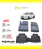 Hyundai Accent Blue 2010 ve Üstü Uyarlanabilir Universal Havuzlu Paspas
