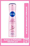 Nivea Çift Fazlı Göz Makyaj Temizleme Suyu 125ML ve Kadın Sprey Deodorant Pearl&Beauty 150ml, Pamuk Hediye