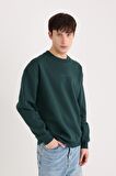 DeFacto Boxy Fit Bisiklet Yaka Baskılı Sweatshirt X8282AZ24AUGN919