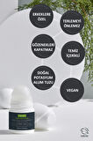 INCIA %100 Doğal Roll On Deodorant Erkeler İçin Ter Kokusu Önleyici Lekesiz 50 ml