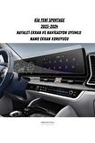 Kia Yeni Sportage 2023 2024 Hayalet Ekran ve Navigasyon Uyumlu Nano Ekran Koruyucu