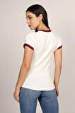 Kadın T-Shirt - Beyaz | L