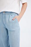 Kız Çocuk Wide Leg Geniş Paça Jean Pantolon