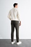 DeFacto Chino Kanvas Pantolon Slim Fit Dar Kesim Pamuklu Esnek Dar Paça C9441AX24AUKH444