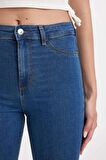 DeFacto Jegging Yüksek Bel Bilek Boy Dar Paça Basic Düz Jean Pantolon B7498AX24AUNM28