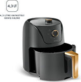 HOMEND Airfryday 2505h 8 Farklı Programlı, Yağsız fritöz 4,3 Litre Airfryer