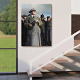 Atatürk Portre Tablosu Mustafa Kemal Atatürk Dikdörtgen Dekoratif Kanvas Tablo-FG-131