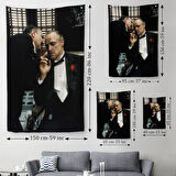 The Godfather Duvar Örtüsü - Halısı, Vito Corleone Film Sahnesi Duvar Örtüsü - Halısı-5279