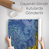 Vincent van Gogh Temalı İllüstrasyon Duvar Örtüsü-Halısı-6361