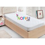 Nofku Telalı 180 x 200 Su Geçirmez Alez Beyaz