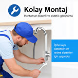 50 cm Paslanmaz Çelik Batarya Flexi Hortum | Koku Yapmaz, Sızdırmaz, Dayanıklı