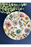 Flora 25 cm Büyük servis tabağı