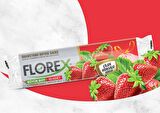Florex 60 Litre Büzgülü Çilek Kokulu Çöp Torbası Poşeti / 65 x 70 Cm. - 10x5 Rulo / Paket