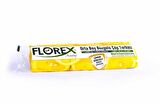 Florex 40 Litre Büzgülü Limon Kokulu Sarı Çöp Torbası Poşeti / 55 x 60 Cm. - 10 Adetlik 5 Rulo