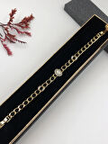 Şıklığın Tamamlayıcısı! Xuping Altın Renk Kadın Bileklik 14 K Gold Renk 17+2 Cm kutulu Renk Atmaz