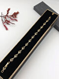 Şıklığın Tamamlayıcısı! Xuping Altın Renk Kadın Bileklik 14 K Gold Renk 17+2 Cm kutulu Renk Atmaz