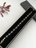 Şıklığın Tamamlayıcısı! Xuping Altın Renk Kadın Bileklik 14 K Gold Renk 17+2 Cm kutulu Renk Atmaz