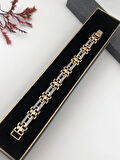 Şıklığın Tamamlayıcısı! Xuping Altın Renk Kadın Bileklik 14 K Gold Renk 17 Cm kutulu Renk Atmaz