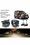 8200074008-camlı Sağ+sol Fiat Doblo 2015-2018 Sis Farı Seti Oem: 8200074008