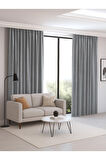 Düz Renk Fon Perde 2 Parça 145cm x 245cm