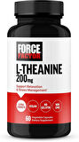 FORCE FACTOR Extra Strength L-Theanine Stress Relief, and Supporting Calm Relaxation 200mg 60 Veg