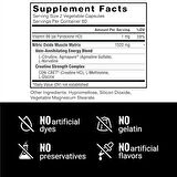 Force Factor Volcano PreWorkout Nitric Oxide Booster for Men with Creatine and L-Citrulline Pump 120 Capsules