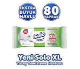Solo Tüm Yüzeyler Islak Temizleme Havlusu XL 80 Yaprak 4 ADET