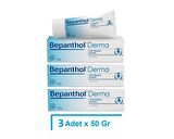 Bepanthol Derma Cilt Bakım Kremi El ve Yüz İçin 50 Gr - 3 ADET - SKT:11/2025