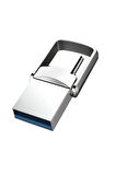  32GB-64GB-1TB Type-C Flash Bellek 3.0 USB Bellek Mini Metal Dual Otg Hem Telefona Hem Bilgisayara